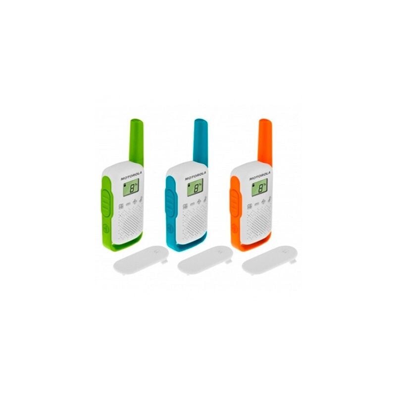 Image of Motorola T42 radio ricetrasmittente 16 canali Blu, Verde, Arancione, Bianco