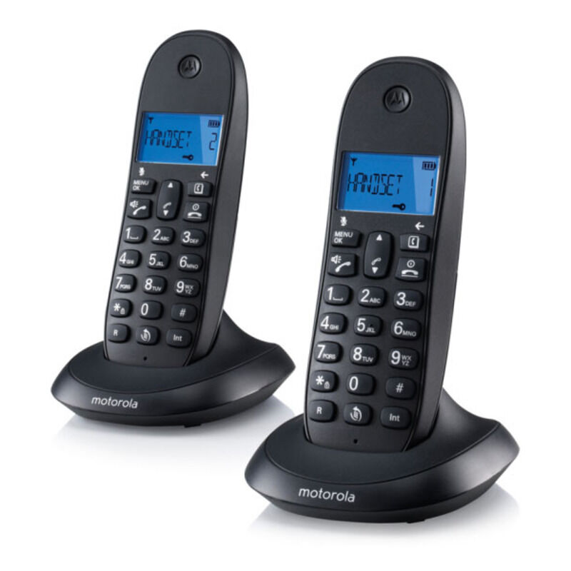

Teléfono C1002 (2 pcs) Gris/Granate - Motorola