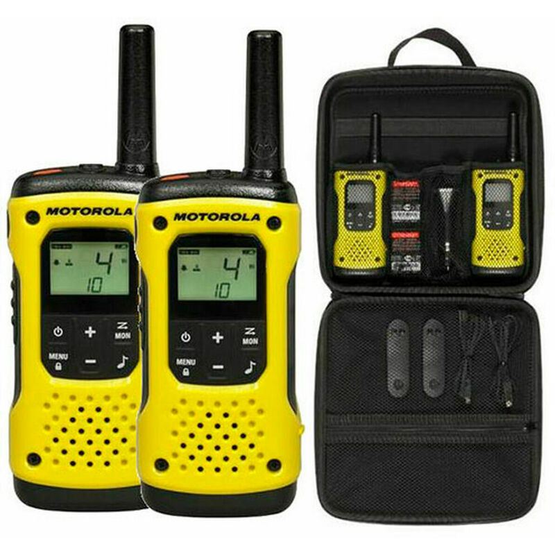 

Walkie-Talkie T92H2O (2 Pcs) Amarillo Negro - Motorola