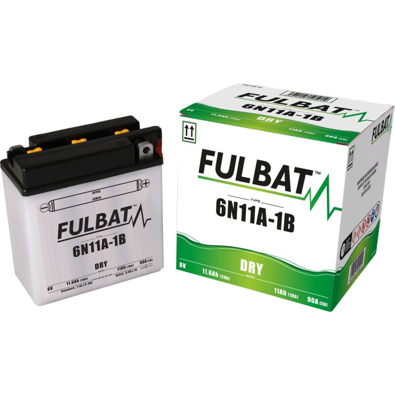 Image of FULBAT FUL DRY Batterie - 6N11A-1B (trocken, funktionsfähig, Säure enthalten)