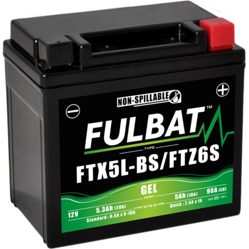 Batterie Moto Gel Ftx5l-bs Gel /ytx5l-bs Fulbat Sla Etanche 4.2ah