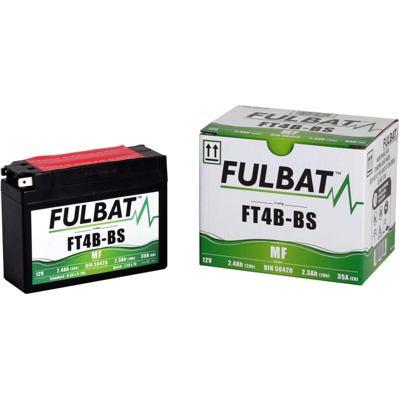 Image of FULBAT FUL MF Batterie - FT4B-BS / YT4B-BS (trocken, wartungsfrei, Säure enthalten)
