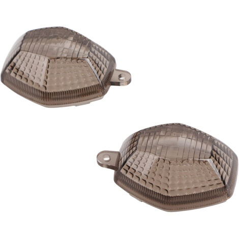 Motorrad-Blinkerglas, Motorrad-Blinkerglas, Gute wasserdichte ABS-Blinkerglasabdeckung für 650F 2008-2011 (BRAUN).