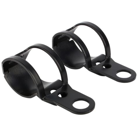 Motorrad-Blinkerhalterung 30-43 mm Gabelversetzungsklemmen Schwarz HNH