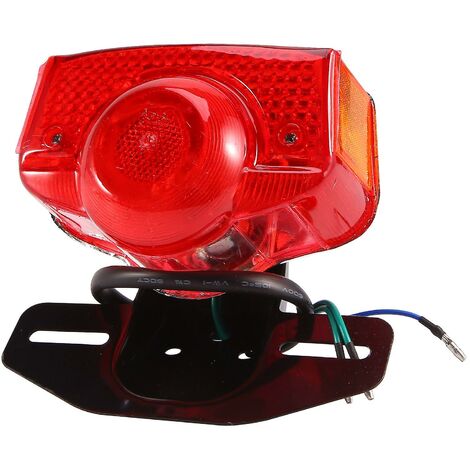 Motorrad Bremse Rücklicht Rücklicht Montage Mit Glühbirne Für Ct70 Ct90 Ct125 Xl70 Cl70 Cl90 Jialin