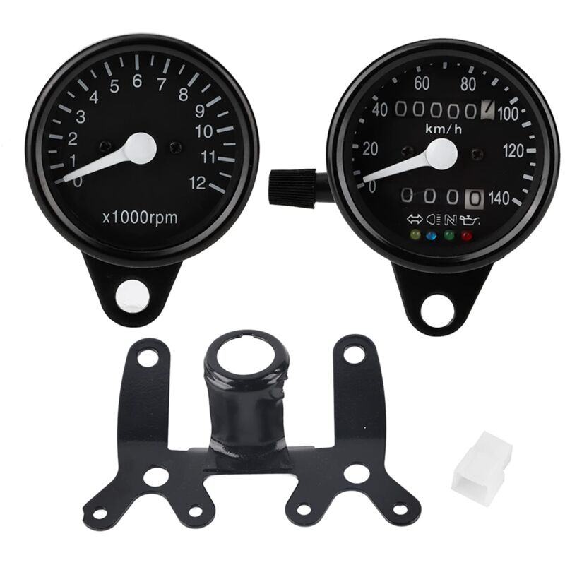 Image of Motorrad Dual Instrument Mechanische Elektronische Tachometer Kilometerzähler für CG125 GN125
