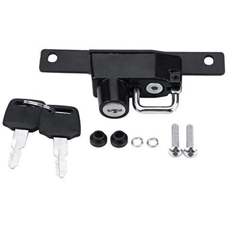 Motorrad Helmschloss,KIMISS Aluminiumlegierung Motorradhelmschloss Diebstahlsicherung Aufhängehaken mit 2 Schlüsselnfür R Nine T Modelle 2014–2016