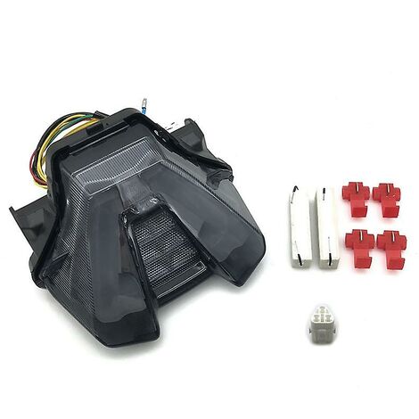 Motorrad Led Rücklicht Bremse Hinten Blinker Anzeige Lampe Rücklicht Für Mt-07 2021 + Geräuchert