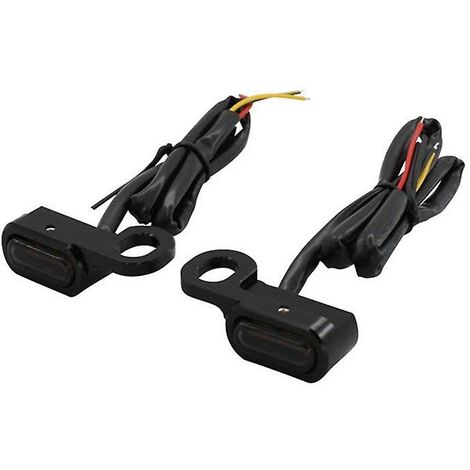 Motorrad Mini Led E Blinker Licht Lauf Anzeige Lampe Für R18 (schwarz)