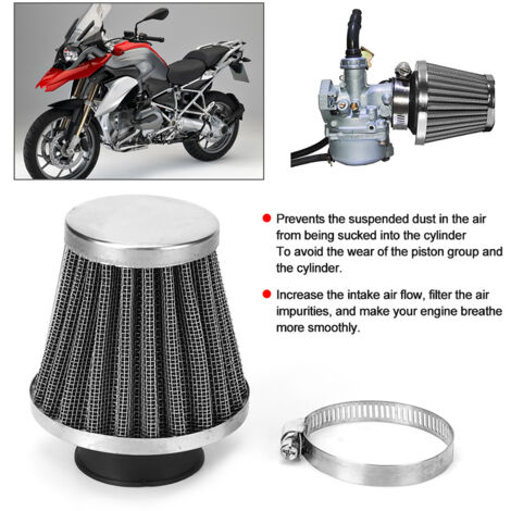 Motorrad-Motorluftfilter mit Pilzkopf, Modifikationszubehör 54 mm / 2,13 Zoll