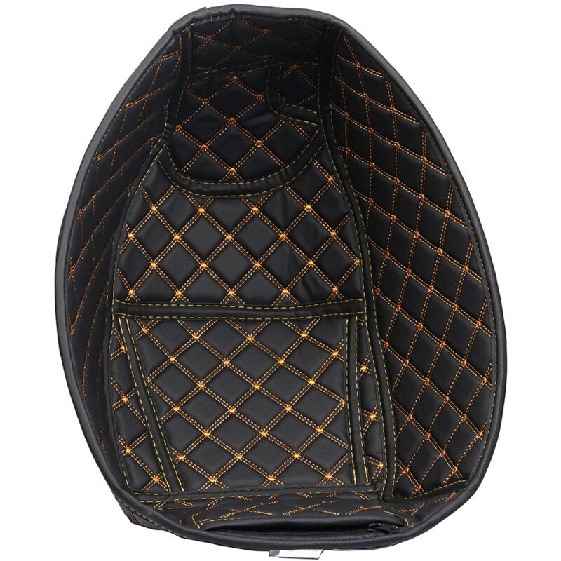 Image of Motorrad PU Leder Koffer Raum Cargo Liner Schutz Sitz Schalen Pad für NMAX 155