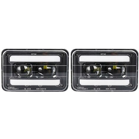 Motorrad Rechteckiger 4x6 Zoll Led-Scheinwerferprojektor Hoher Abblendlicht Versiegelt Für Drz Xr250 Xr400 Xr