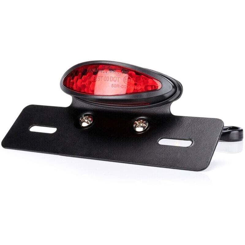 Image of XVX - Motorrad Rücklicht Bremslicht Kennzeichenbeleuchtung Rot und Weiß Rot, Modell: Rot
