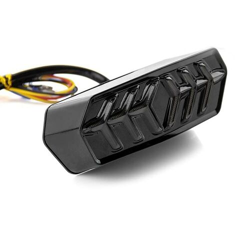 Motorrad-Rücklicht mit Blinkern, Bremsrücklicht für Grom Msx125/Cbr650f Ctx700n (rauchfarben).