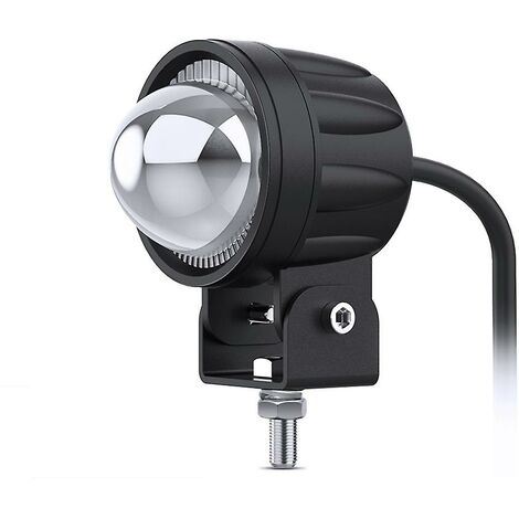 Motorrad-Scheinwerfer, 30 W, LED-Scheinwerfer, Zusatzbeleuchtung, Drl, Motorradlampen, Nebelscheinwerfer, weiß + gelb