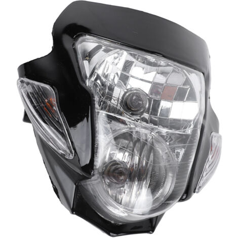 Motorrad-Scheinwerfer-Totenkopf-Abdeckung, breiterer Sichtschutz, leichter Scheinwerferschutz