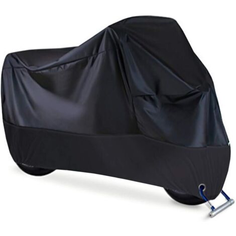 Motorradabdeckung für den Außenbereich, Schutzplane für Motorräder, regendicht, schneedicht, staubdicht, 210T, 4XL, 295 x 110 x 140 cm