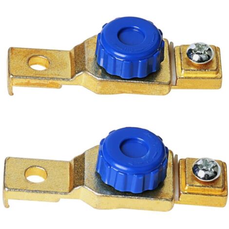 Motorradbatterie-Trennschalter, Batterietrennschalter für Motorräder, 12V 80A Batterietrennschalter für Motorräder, Autos und LKWs (2 Stück)