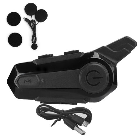 Motorradhelm mit kabellosen Bluetooth-Kopfhörern und Gegensprechanlage für Fahrradausrüstung und Musik