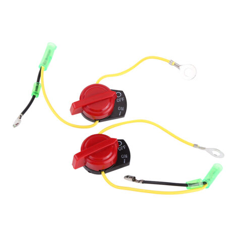 Motorradmotor-Ein/Aus-Schalter, 2 Stück, Wasserpumpen-Generator-Teile für GX120 GX160