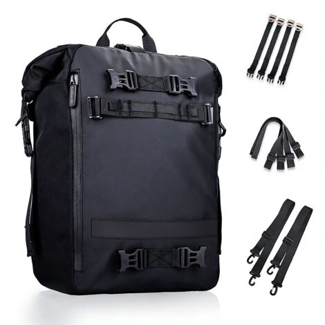 Motorradtasche mit großem Fassungsvermögen, wasserdichte Gepäcktasche, multifunktionale Satteltasche, Topcase-Tasche