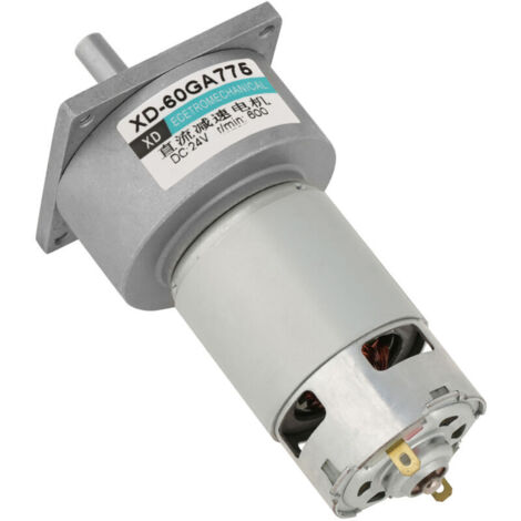 Motorreductor metálico micro-CCW Eosnow de 35 W, velocidad ajustable (24 V, 600 rpm)