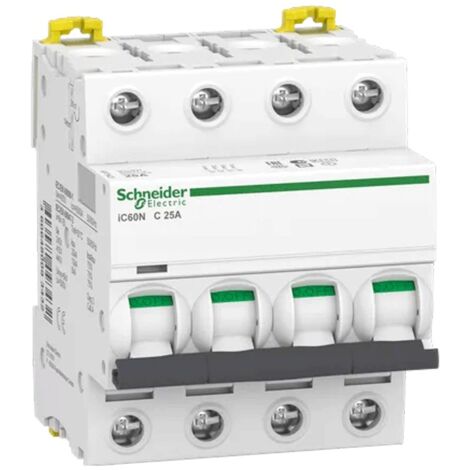 Motorschutzschalter Schneider 4P 6KA 25A C 4 module A9F79425