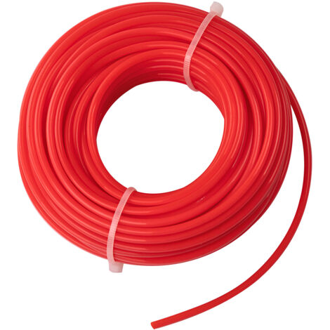Motorsense Freischneider Mähfaden Trimmerfaden 3,5mm-15m rund Nylon Signalfarbe