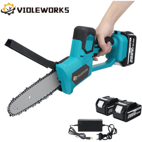 KINGSO Motosega a batteria a batteria da 288 V con 2 batterie elettriche portatili Motosega da giardino Hasaki