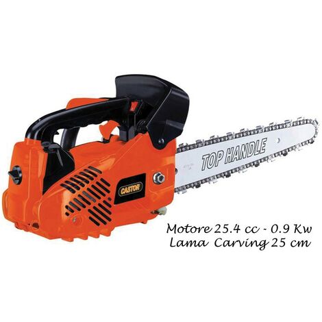 BARRA E CATENA Carving Motosega Scoppio 25Cc Guida 25Cm Lama Catena 41  Maglie EUR 27,44 - PicClick IT