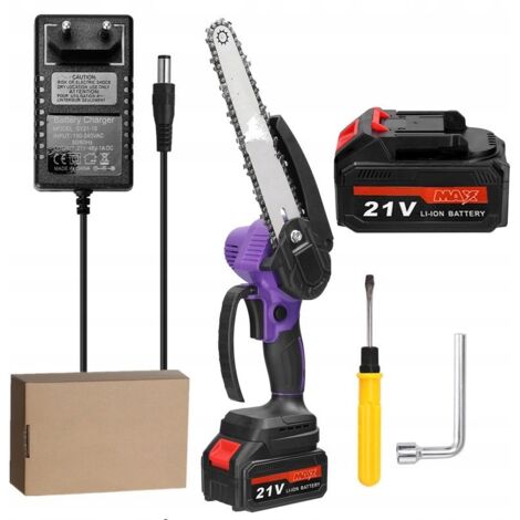 Motosega elettrica per rami 7,30 pollici SEGA A BATTERIA 2xAKU