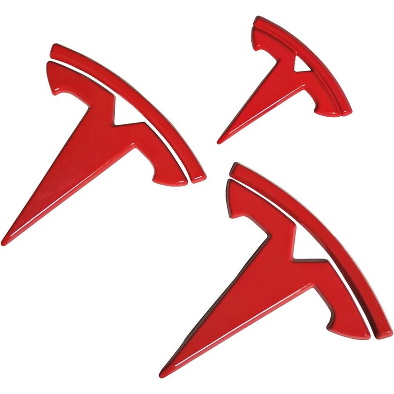 Confezione da 3 adesivi con logo sul volante per