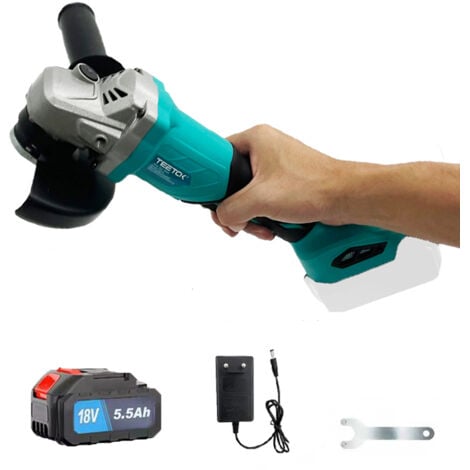 TEETOK Motoseghe a batteria, motosega elettrica a batteria da 6 '', mini sega portatile per la lavorazione del legno, potente motosega(senza batteria),Compatibile con la batteria Makita