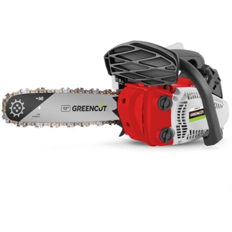 GREEN CUT Motoseghe a scoppio 2 tempi 25,4cc 1,4cv, spada da 12", 44 denti, manubrio ergonomico, imbracatura a tracolla - Greencut GS250X-12