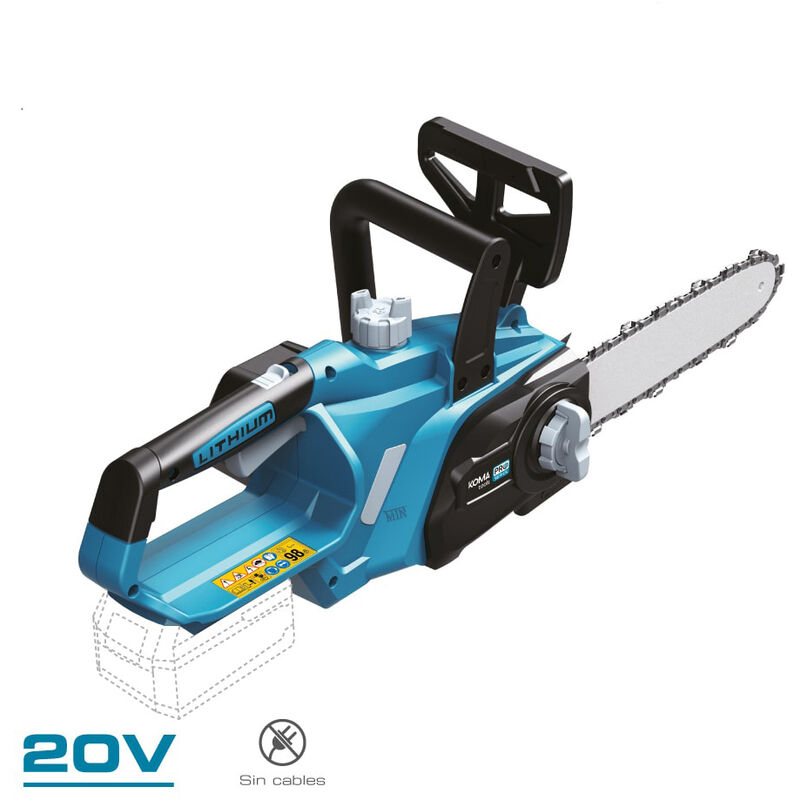 

Motosierra 20v (sin bateria y cargador) pro series battery - Koma Tools