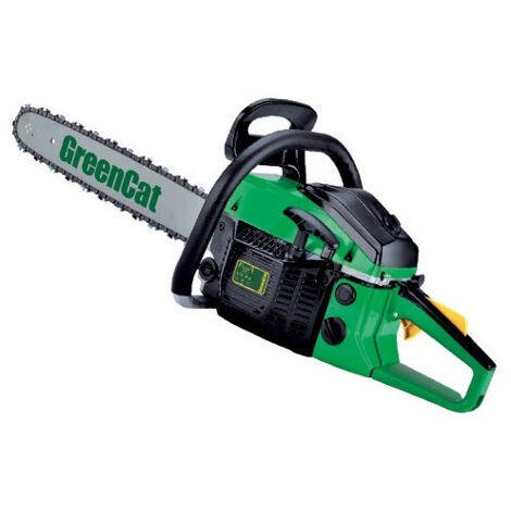 motosierra de 45 cm – motor de 45 cc – potencia de 1,7 kW – para cortes intensivos – Greencat Motorbrrio GC45
