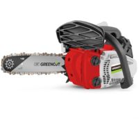 Motosierra de gasolina 24,5cc 1,4cv espada 10 poda ligera y potente -GREENCUT