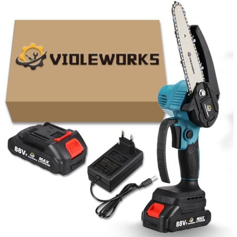 INSMA Motosierra de poda sin escobillas VIOLEWORKS 6''18V 1 batería