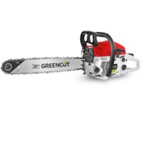 Motosierra gasolina 61,2cc 3,6cv espada 20" tala y poda ligera potente -GREENCUT