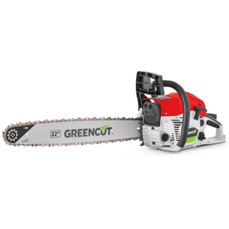 Motosierra gasolina 68cc 3,9cv espada 22" tala y poda ligera potente - GREENCUT