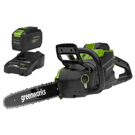 Motosierra Greenworks GD48CS36K4 Kit 48 V – barra de 36 cm – con batería de 4 Ah y cargador – Greenworks