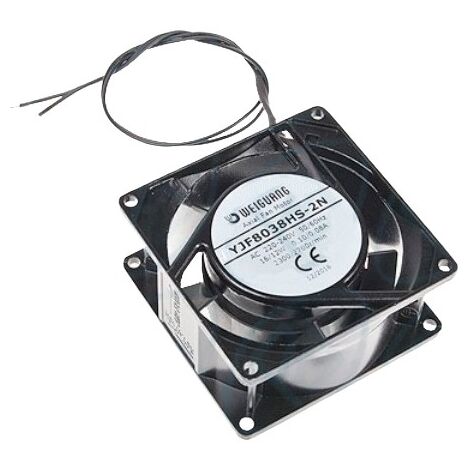 Motoventilador enfriador tapas 80x80x38mm 14W 220V