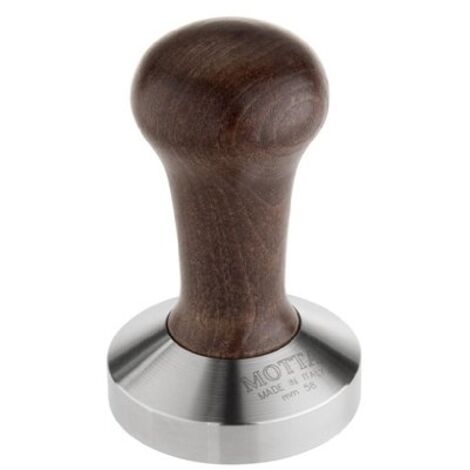 MOTTA 8100/M PRESSE-MOUTURE PLAT EN ACIER INOXYDABLE - AVEC MANCHE EN BOIS VÉRITABLE MARRON - 58 MM 08100/00
