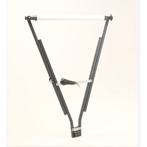 Mottez – Extension galerie de toit A050C pour transport charges longues – Tube carré acier 25mm – Hauteur réglable 105-167cm – Système clic-clac