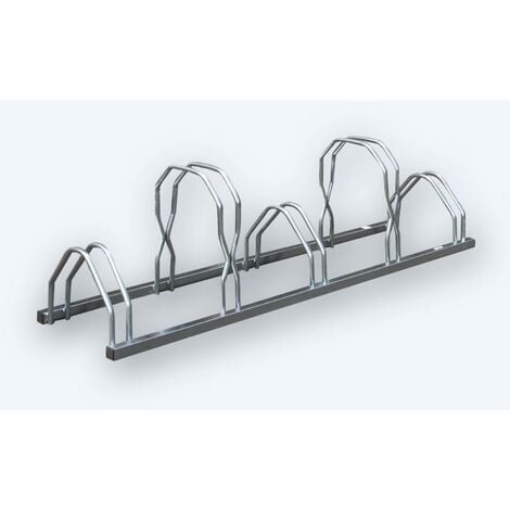 MOTTEZ - Râtelier 5 vélos Haut-Bas - B129V - Ce produit de marque MOTTEZ est neuf.