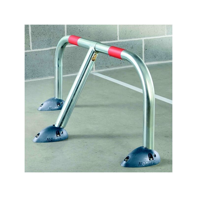 Barrière de parking 3 pieds rabattable design