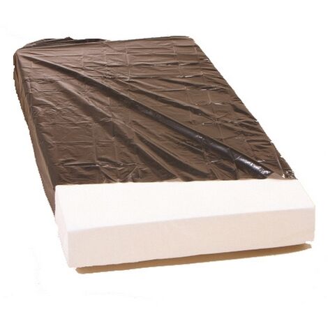 Mottez – Housse de protection pour matelas 1 personne – Dimensions 200 x 90 cm – Épaisseur 45 microns – PEBD noir 100% recyclé