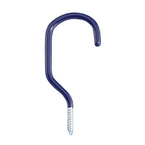 MOTTEZ lot de 2 Crochets à vis petit modèle  - Tube 9mm - Fixation plafond - Charge 15kg - Fabriqué en France