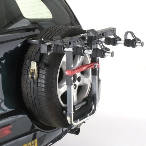 Mottez – Porte-vélo 4x4 sur roue de secours – Fixation universelle – Démontable pour transport facile – Charge maximale 60kg