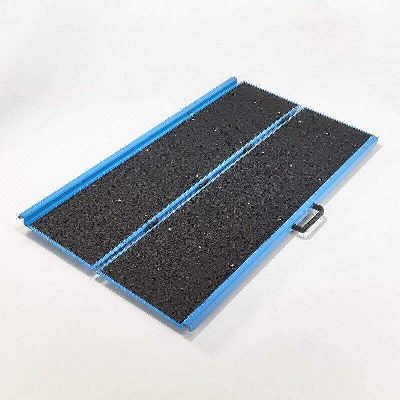 Rampe d'accès pliable en aluminium pour chariots, fauteuils roulants, etc. - Mottez